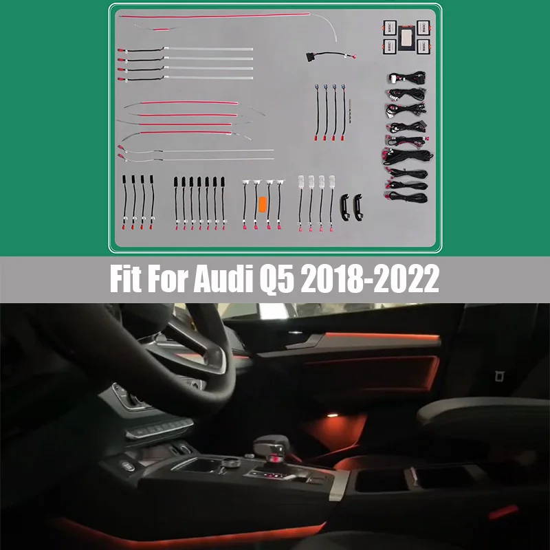 LED 28 Ambient Light Suitable for Audi Q5 2018 2019 2020 Ambient Light Screen Control/steering Wheel Control/APP Control
LED 28 Ambient Light Suitable for Audi Q5 2018 2019 2020 Ambient Light Screen Control/steering Wheel Control/APP Control