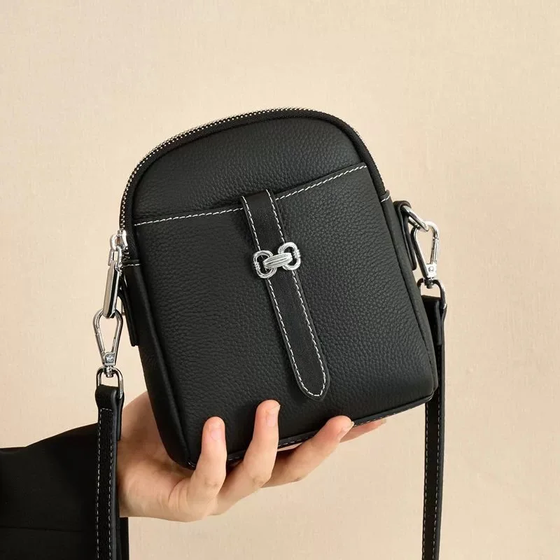 Genuine Leather Women's Crossbody Shell Bag, Summer Popular Small Shoulder Purse Female High-end Messenger Phone Bag
Genuine Leather Women's Crossbody Shell Bag, Summer Popular Small Shoulder Purse Female High-end Messenger Phone Bag