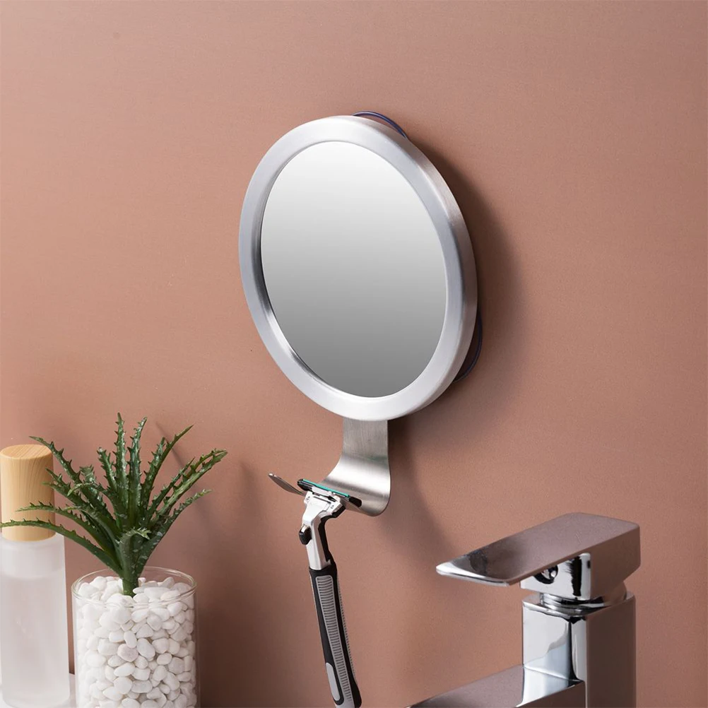 Suction Cup Anti-fog Bathroom Mirror Fogless Shower Shaving Mirrors for with Hooks Bottom
Suction Cup Anti-fog Bathroom Mirror Fogless Shower Shaving Mirrors for with Hooks Bottom