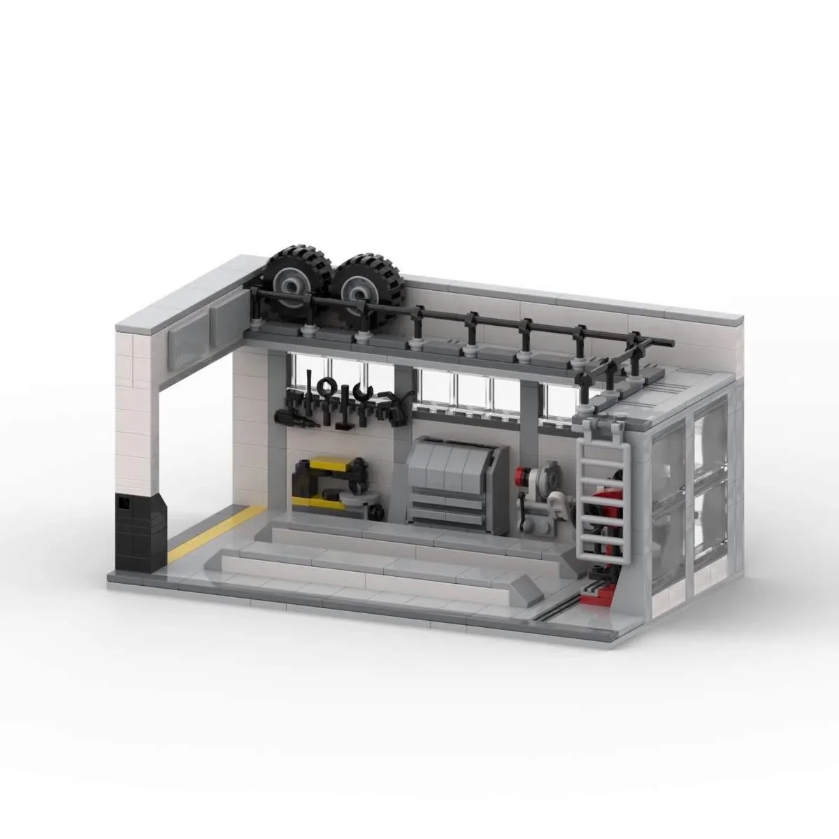 MOC Classic City Garage Scene Modular Buildings Block Model Education Enlightenment Track Display Stage Birthday Toys Kids Gift
MOC Classic City Garage Scene Modular Buildings Block Model Education Enlightenment Track Display Stage Birthday Toys Kids Gift