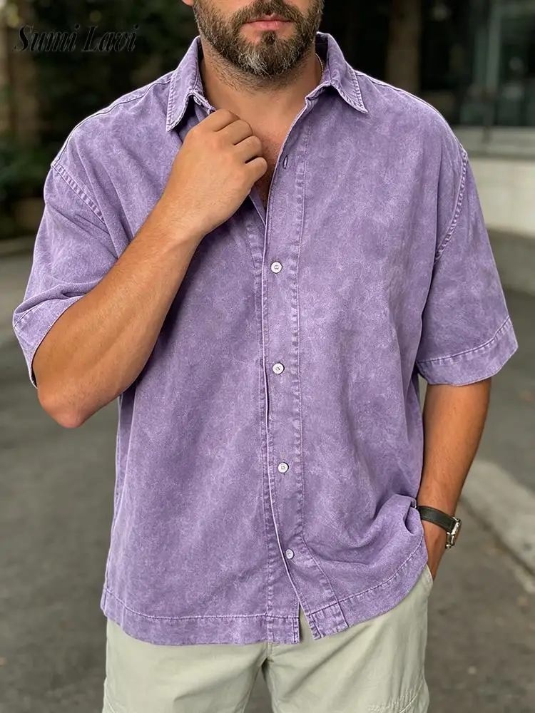 Fashion Mens Solid Color Short Sleeve Shirts 2026 Summer Loose Buttoned Lapel Casual Shirt Men Vintage Linen Cardigan Shirts 5XL
Fashion Mens Solid Color Short Sleeve Shirts 2026 Summer Loose Buttoned Lapel Casual Shirt Men Vintage Linen Cardigan Shirts 5XL