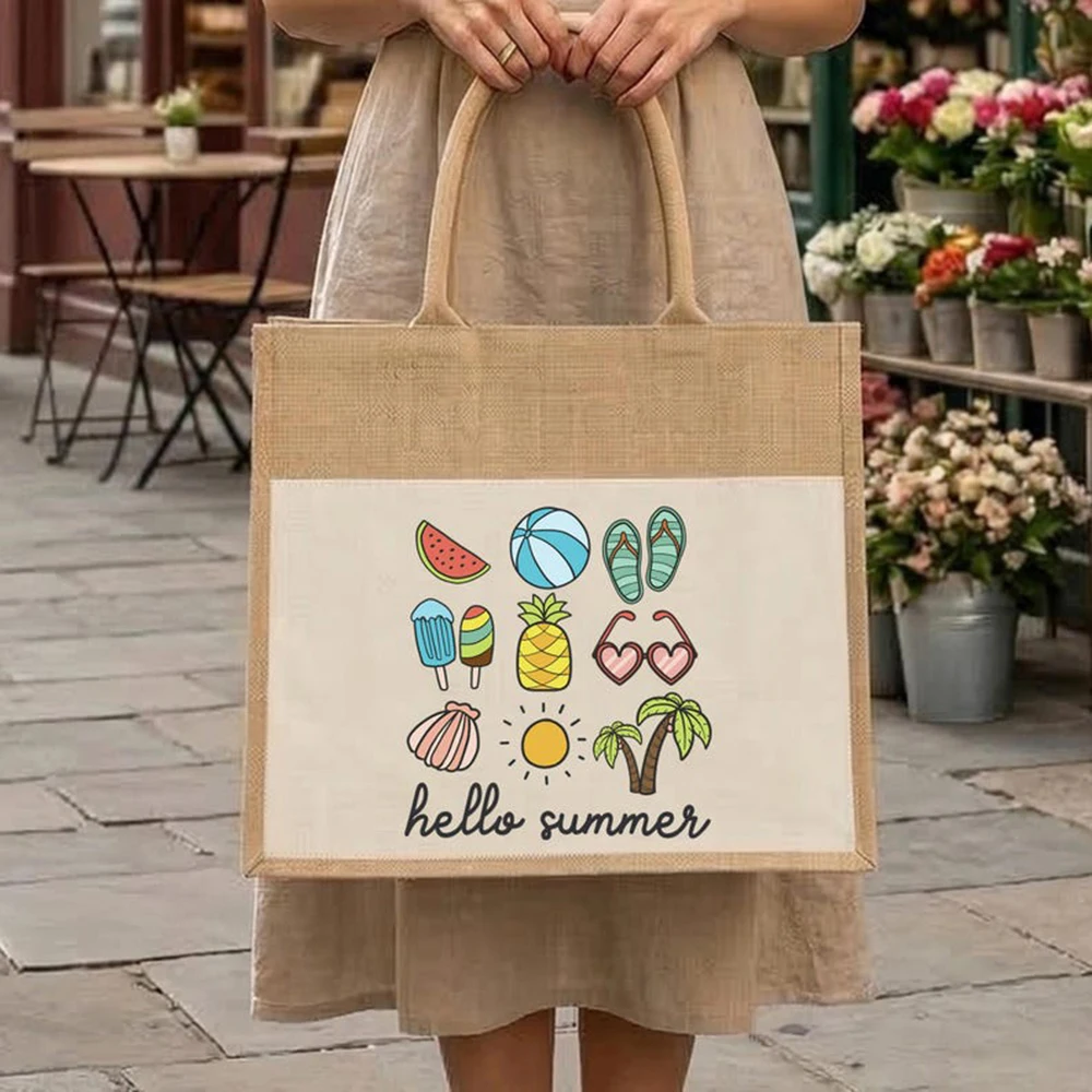 Hello Summer Tote Bag for Bride Cute Colorful Bridesmaid Tote Gift for Bride Honeymoon Tote Personalized Bachelorette Party Gift
Hello Summer Tote Bag for Bride Cute Colorful Bridesmaid Tote Gift for Bride Honeymoon Tote Personalized Bachelorette Party Gift
