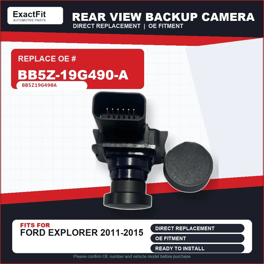 BB5Z-19G490-A BB5Z19G490A Rear View Backup Camera With Guide Lines fits for Ford Explorer 2011 2012 2013 2014 2015
BB5Z-19G490-A BB5Z19G490A Rear View Backup Camera With Guide Lines fits for Ford Explorer 2011 2012 2013 2014 2015