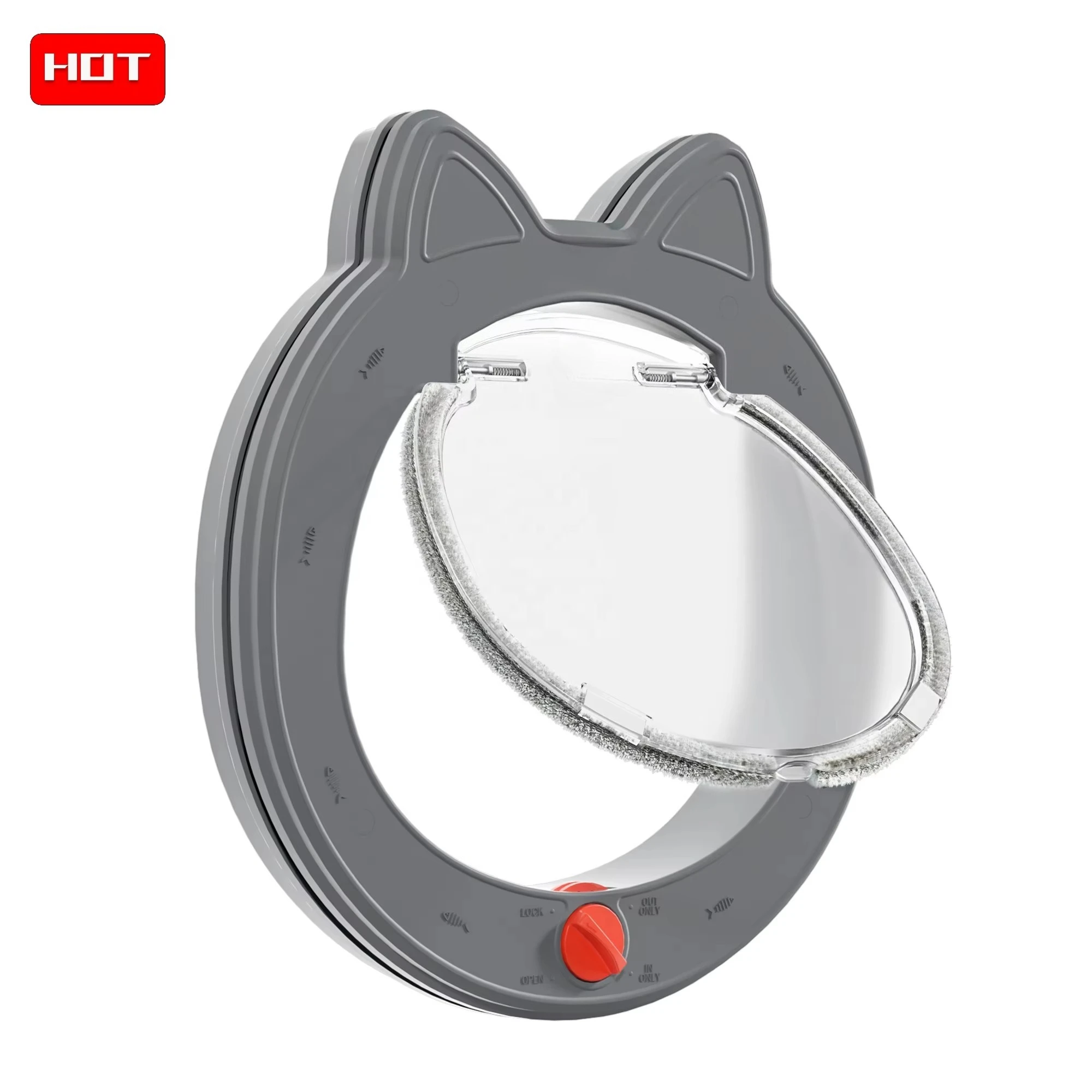 Modern Durable Four-way Lockable White Plastic Pet Door for Cats and Kittens, Suitable for Living Rooms, Outdoor Spaces
Modern Durable Four-way Lockable White Plastic Pet Door for Cats and Kittens, Suitable for Living Rooms, Outdoor Spaces