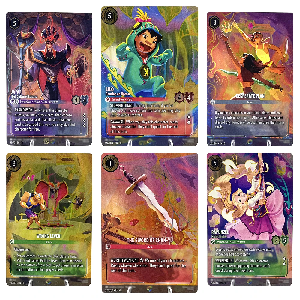 Lorcana Proxy Cards PTCG DIY Cards Collection Board Games 33-P2-EN-8 222-EN-8 219-EN-8 217-EN-8 216-EN-8 214-EN-8 210-EN-8 213
Lorcana Proxy Cards PTCG DIY Cards Collection Board Games 33-P2-EN-8 222-EN-8 219-EN-8 217-EN-8 216-EN-8 214-EN-8 210-EN-8 213