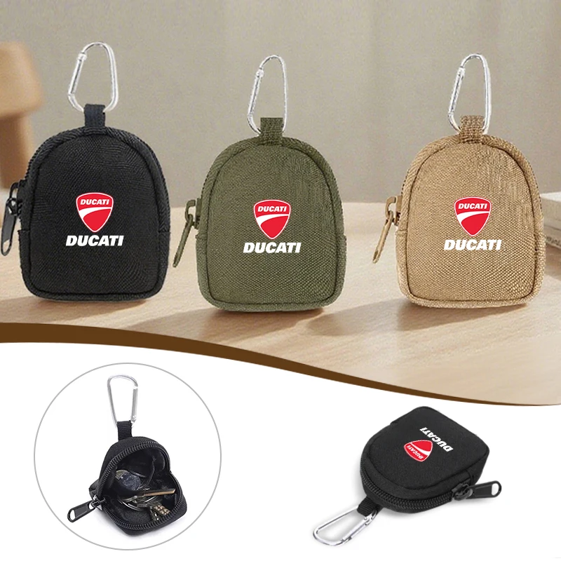 Car Mini Key Wallet Coin Purses Bag Zipper Pocket Outdoor Key Bag For Ducati Panigale Diavel Superleggera V4 V2 Car Accessories
Car Mini Key Wallet Coin Purses Bag Zipper Pocket Outdoor Key Bag For Ducati Panigale Diavel Superleggera V4 V2 Car Accessories
