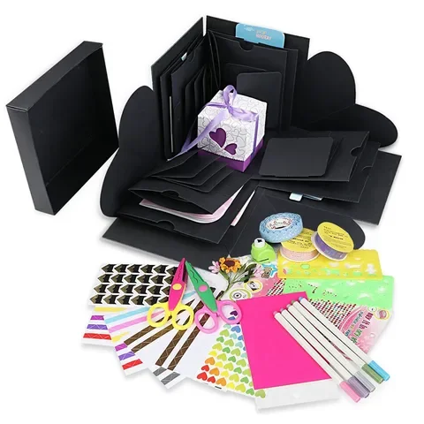 Gift Boxs Surprise Explosion Love Scrapbook DIY Photo Album Birthday Gift Anniversary Wedding Gift Decoration 15x15x14.5cm
Gift Boxs Surprise Explosion Love Scrapbook DIY Photo Album Birthday Gift Anniversary Wedding Gift Decoration 15x15x14.5cm