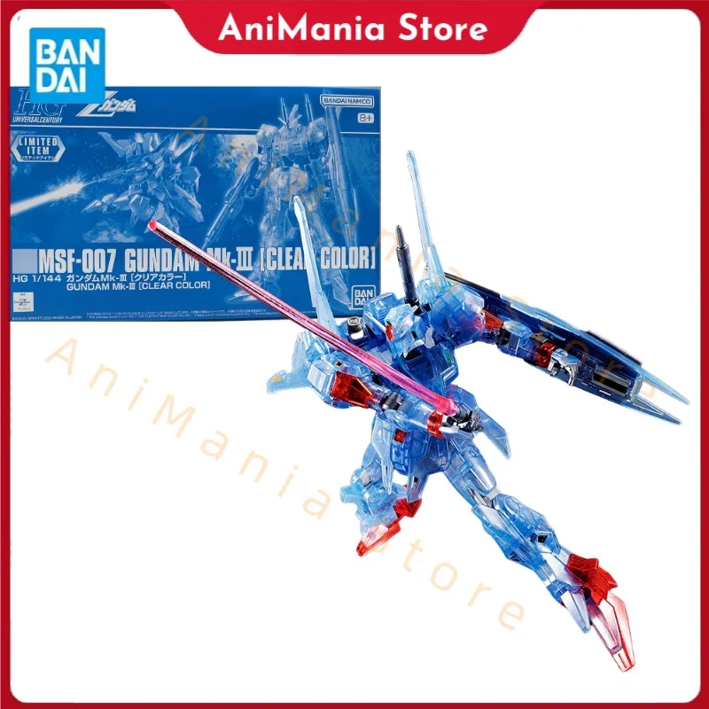 Bandai оригинальная подлинная фигурка в шоке HG 1/144 MSF-007 GUNDAM MK-III CELAR COLOR, собранная модель, украшения, коллекция игрушек в подарок 
Bandai оригинальная подлинная фигурка в шоке HG 1/144 MSF-007 GUNDAM MK-III CELAR COLOR, собранная модель, украшения, коллекция игрушек в подарок