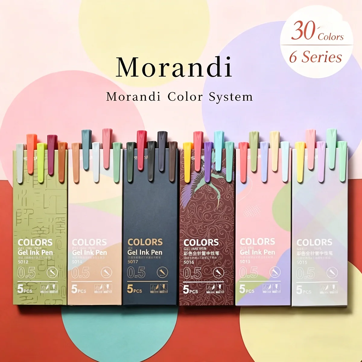 Morandi Pastel Colored Gel Pens, 0.5mm Fine Point Retractable Pens for Journaling Note Taking
Morandi Pastel Colored Gel Pens, 0.5mm Fine Point Retractable Pens for Journaling Note Taking