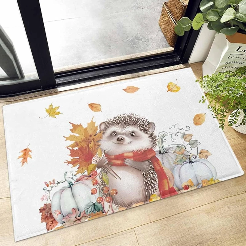 Fall Thanksgiving Hedgehog Pumpkin Entrance Doormat Home Decor Kitchen Corridor Balcony Bedroom Beside Foot Mat Bath Floormat
Fall Thanksgiving Hedgehog Pumpkin Entrance Doormat Home Decor Kitchen Corridor Balcony Bedroom Beside Foot Mat Bath Floormat