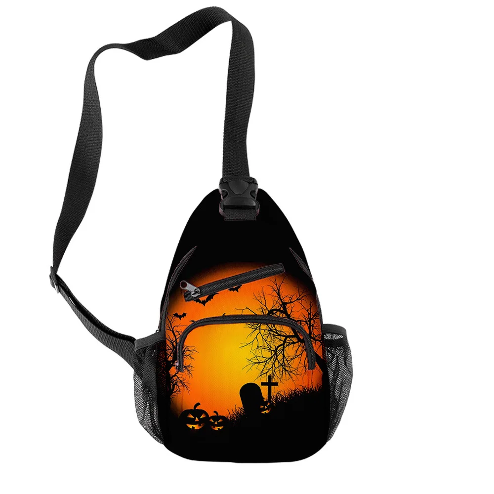 Cartoon Novelty Halloween Skeleton Crossbody Chest Bags Oxford Waterproof Boys/Girls Sports Travel Bags 3D Print Shoulder Bags
Cartoon Novelty Halloween Skeleton Crossbody Chest Bags Oxford Waterproof Boys/Girls Sports Travel Bags 3D Print Shoulder Bags