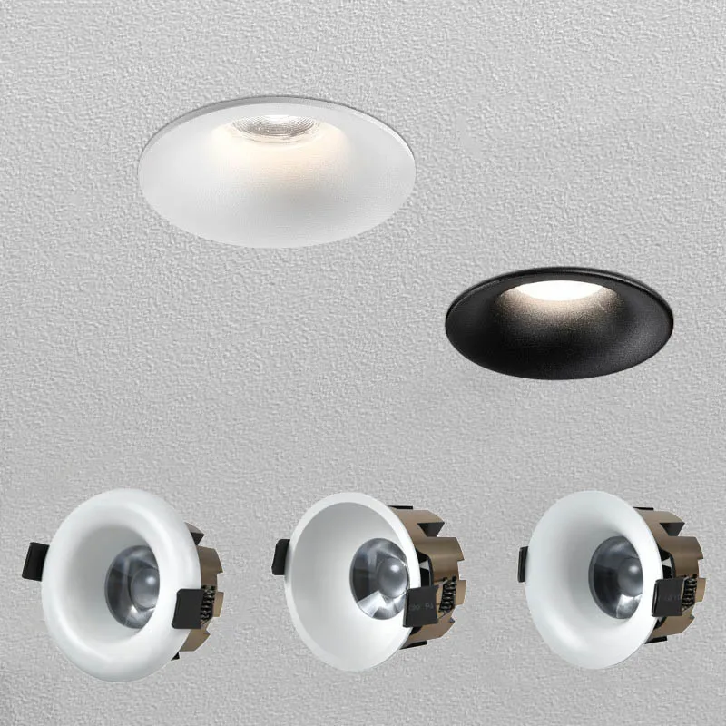 Embedded LED downlights deep anti-glare ceiling lights Dimmable spotlights 5W 7W 10W 12W Ac 85-265v arc-shaped indoor lighting
Embedded LED downlights deep anti-glare ceiling lights Dimmable spotlights 5W 7W 10W 12W Ac 85-265v arc-shaped indoor lighting