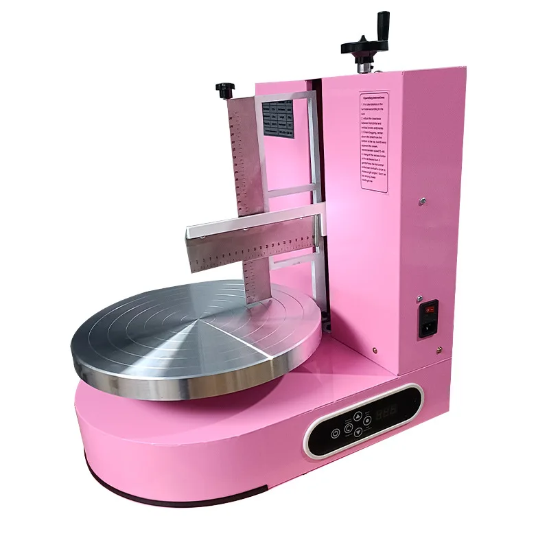 Automatic 4-12inch Cake Spreading Smoothing Machine Commercial Baking Tool With 36cm Aluminium Alloy Turntable
Automatic 4-12inch Cake Spreading Smoothing Machine Commercial Baking Tool With 36cm Aluminium Alloy Turntable