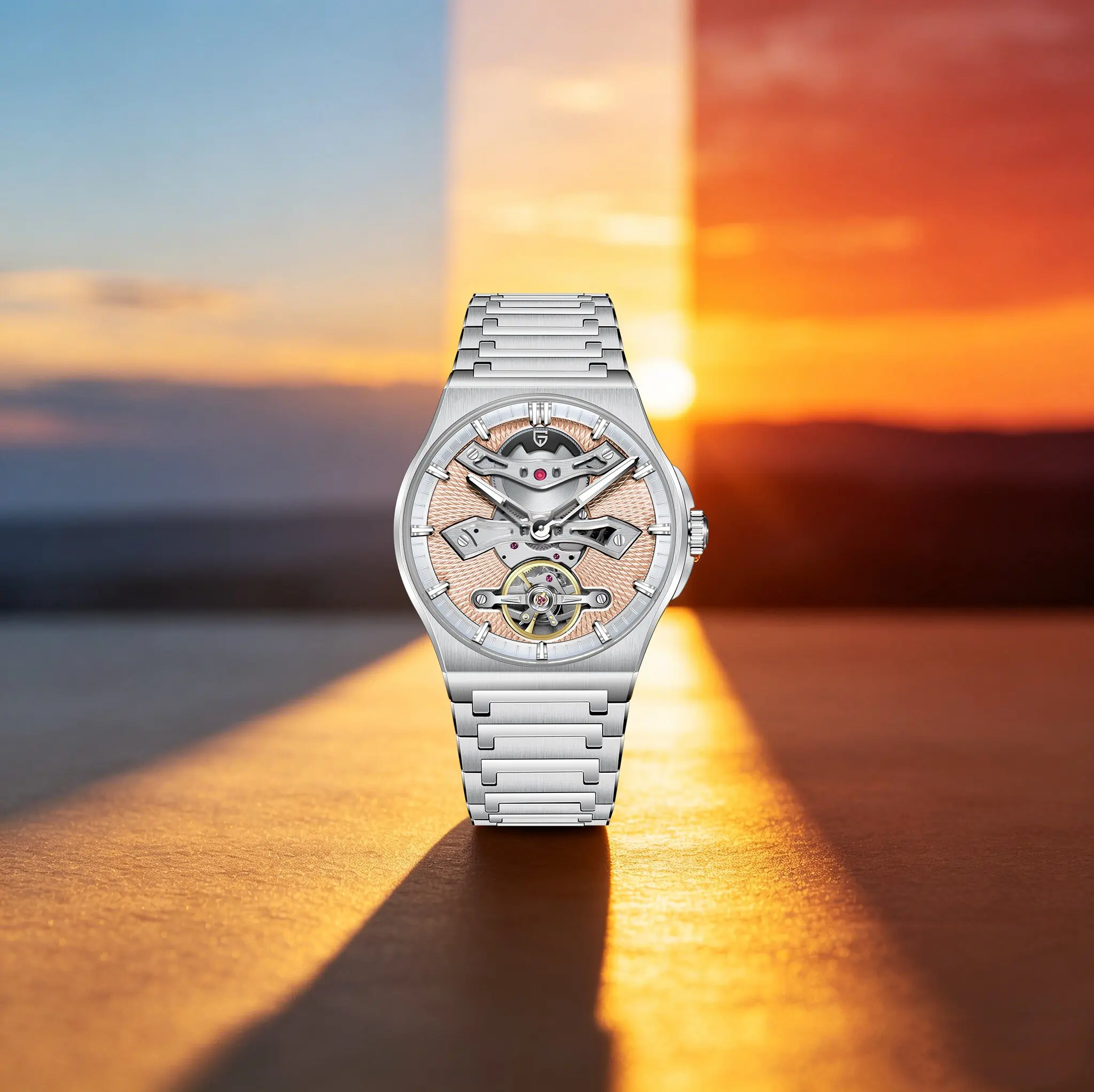 PAGANI DESIGN Stylish Luxurious Men Mechanical Watch Graceful Elegant Stainless Sapphire Luminous Tourbillon 10Bar Diving Watch
PAGANI DESIGN Stylish Luxurious Men Mechanical Watch Graceful Elegant Stainless Sapphire Luminous Tourbillon 10Bar Diving Watch