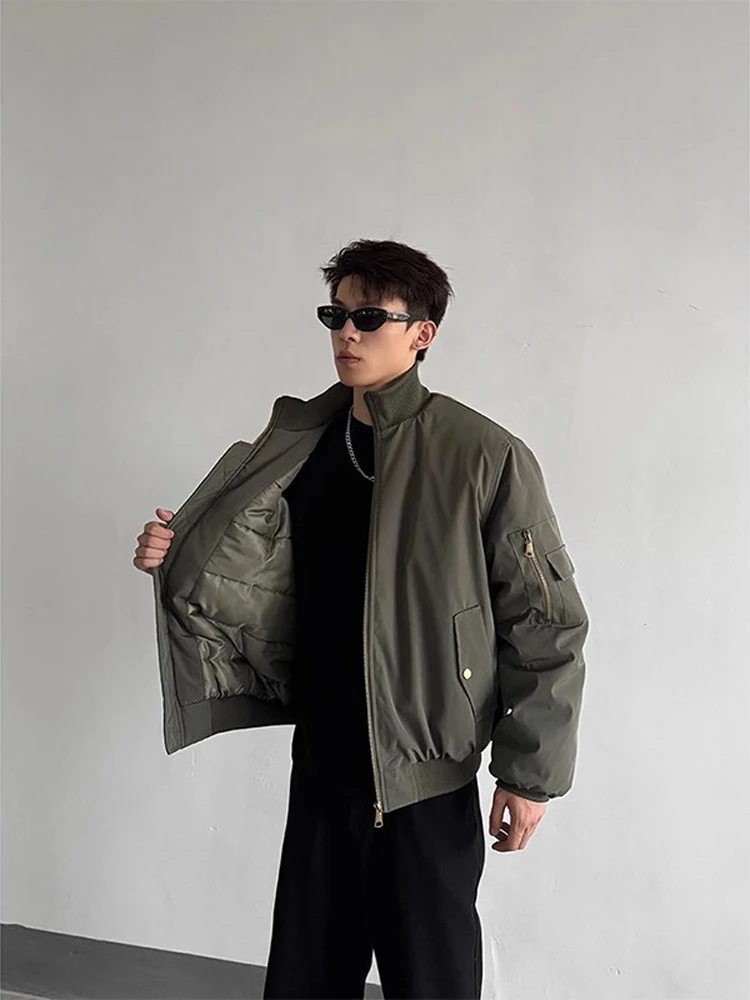 Thiened American Sle Bomber Flight Jaet Men's Winter Tee-Proof Stand Collar Cotton Coat Warmth Polyester Fiber Zipper...
Thiened American Sle Bomber Flight Jaet Men's Winter Tee-Proof Stand Collar Cotton Coat Warmth Polyester Fiber Zipper...