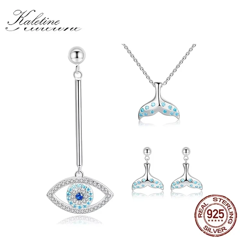 KALETINE синее ожерелье от сглаза для женщин, стерлинговое серебро 925 пробы, турецкие серьги «рыбий хвост», кулон-бралет, подарочный комплект ювелирных изделий
KALETINE синее ожерелье от сглаза для женщин, стерлинговое серебро 925 пробы, турецкие серьги «рыбий хвост», кулон-бралет, подарочный комплект ювелирных изделий
