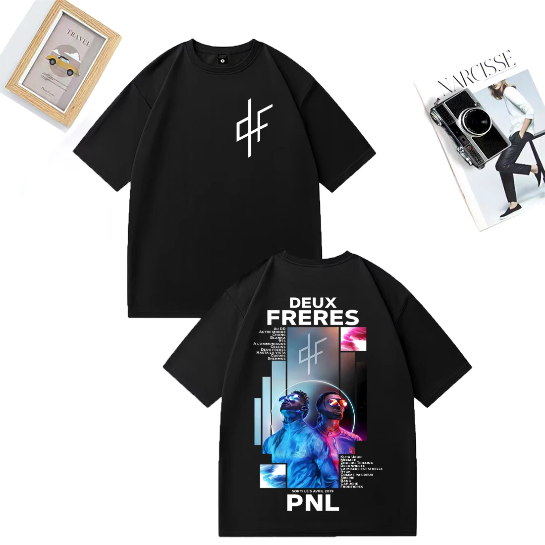 Le Monde Chico T Shirt PNL Album French Rapper print T-shirt Men Women's Hip Hop Streetwear Fashion Cotton Short Sleeve t-shirts
Le Monde Chico T Shirt PNL Album French Rapper print T-shirt Men Women's Hip Hop Streetwear Fashion Cotton Short Sleeve t-shirts