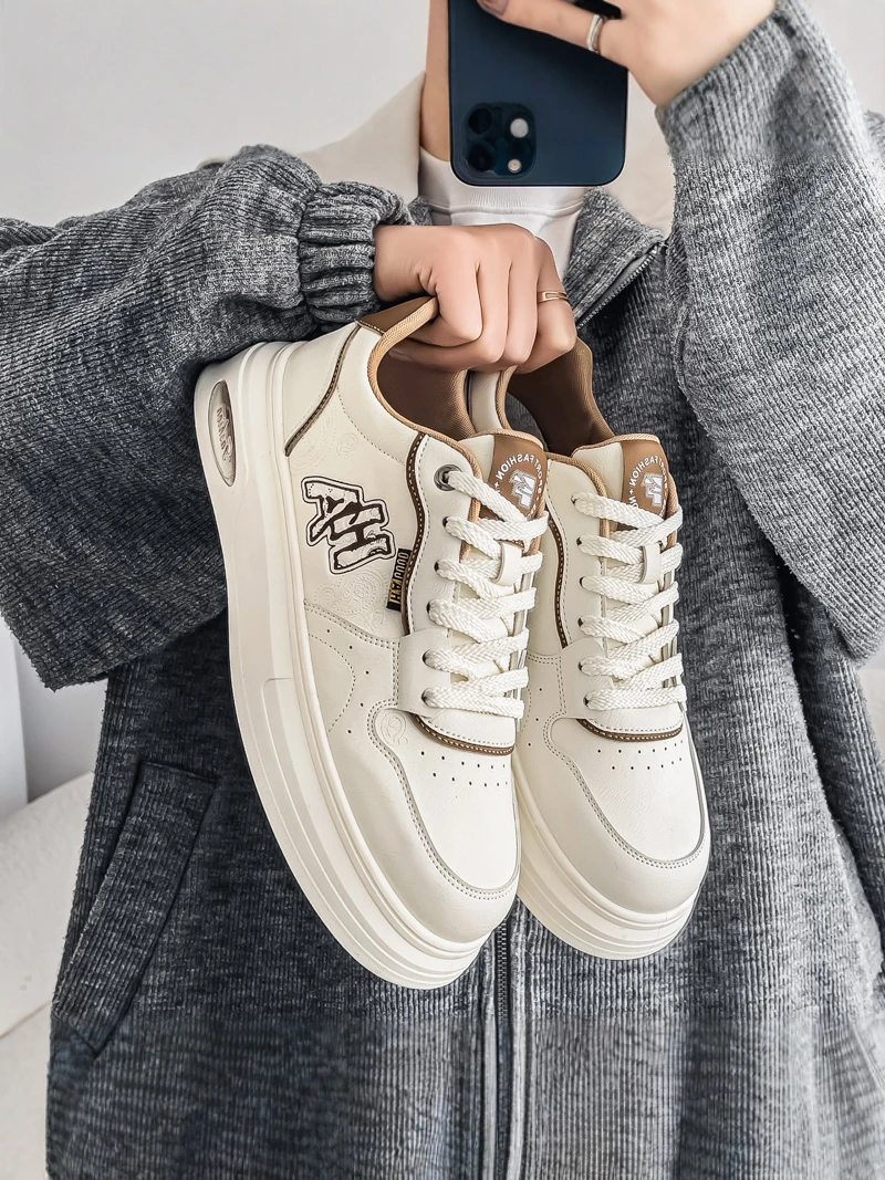Men's Summer Anti-Slip Thick Bottom Trendy Flat Shoes Youth Sports Casual High-End Flat Shoes Breathable Leather Upgraded Ver...
Men's Summer Anti-Slip Thick Bottom Trendy Flat Shoes Youth Sports Casual High-End Flat Shoes Breathable Leather Upgraded Ver...
