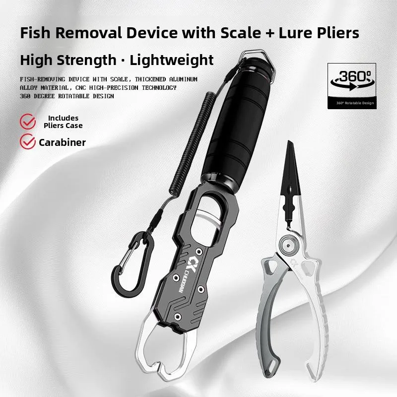 New Aluminum Alloy Fishing Clamp with Scale Heavy Duty 70 Pounds Multi Functional Lure Controller Fishing Gear Outdoor Activi...
New Aluminum Alloy Fishing Clamp with Scale Heavy Duty 70 Pounds Multi Functional Lure Controller Fishing Gear Outdoor Activi...