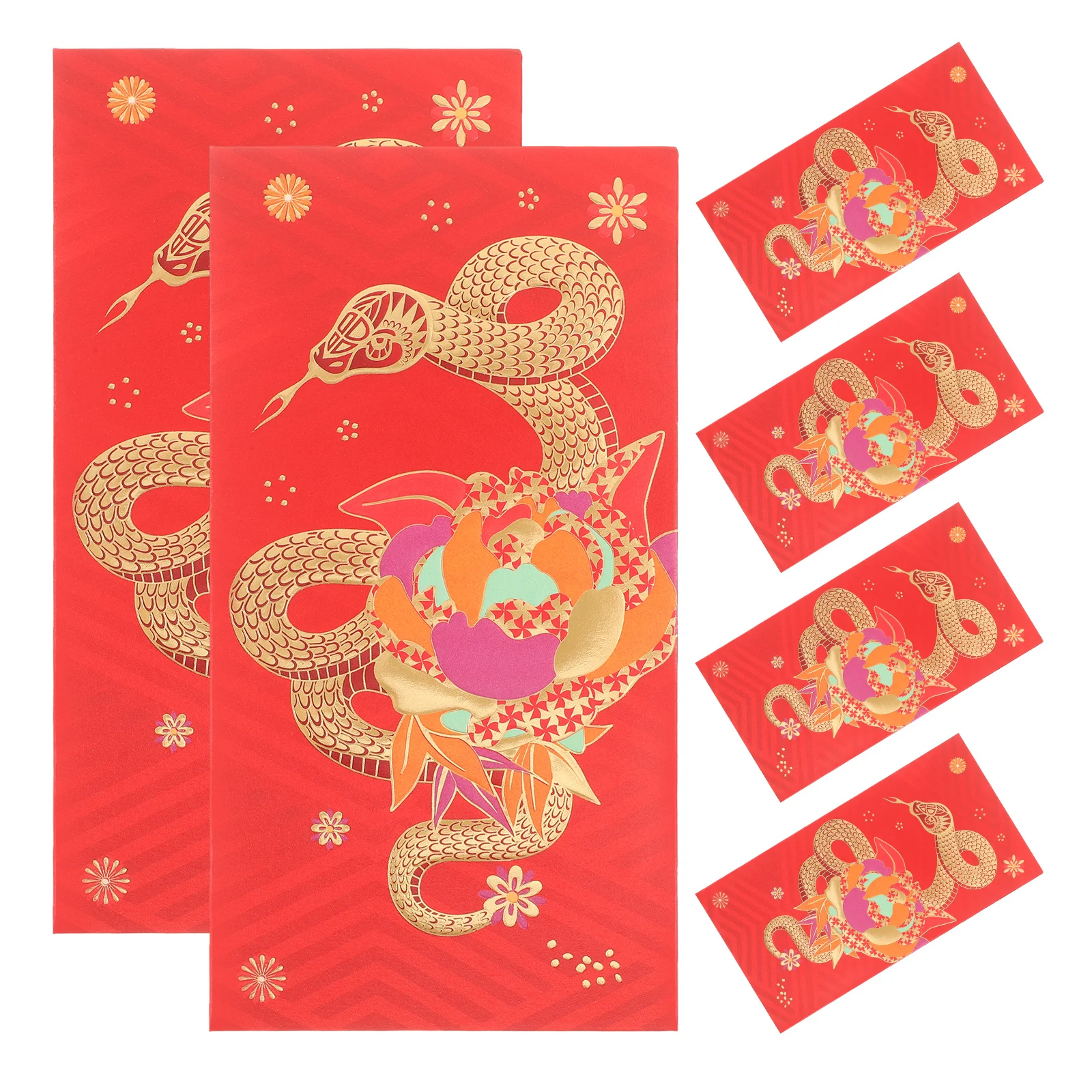6pcs Pattern Red Envelopes Vibrant Cartoon Secure Closure Chinese Money Bags For Wedding Birthday Year Of The Snake
6pcs Pattern Red Envelopes Vibrant Cartoon Secure Closure Chinese Money Bags For Wedding Birthday Year Of The Snake