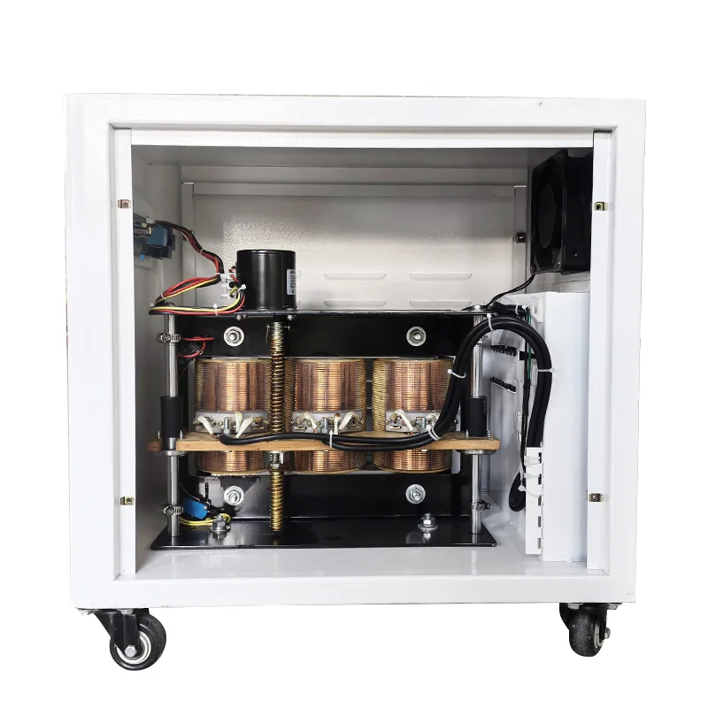 Adjusting voltage, three-phase 50KVA high-precision automatic AC regulator
Adjusting voltage, three-phase 50KVA high-precision automatic AC regulator