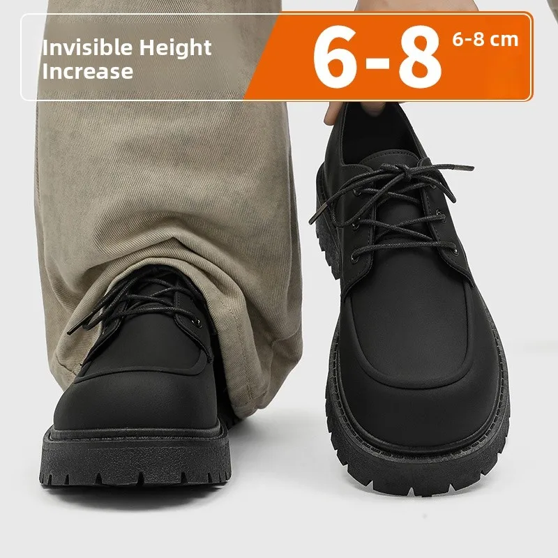 Men's Casual Boots Thick Bottom Heightening Work Shoes Shoes Spring Summer Fashionable Leather Shoes
Men's Casual Boots Thick Bottom Heightening Work Shoes Shoes Spring Summer Fashionable Leather Shoes