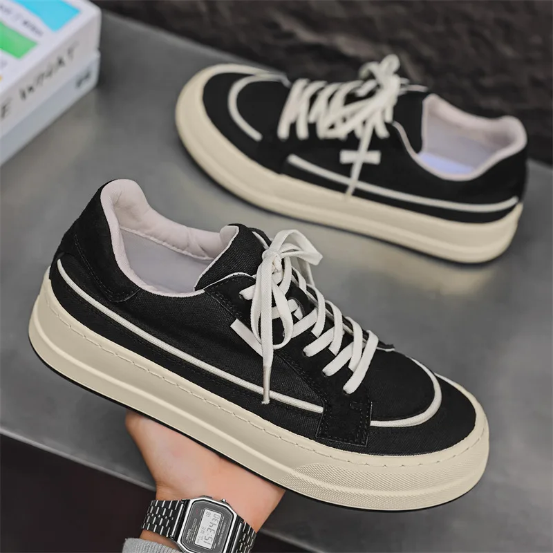 Men Canvas Casual Shoes Student Fashion Flat Skate Shoes Young Man Cool Sneaker
Men Canvas Casual Shoes Student Fashion Flat Skate Shoes Young Man Cool Sneaker