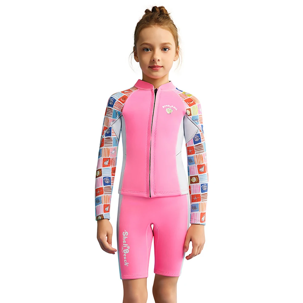 2026 Girls Wetsuits 1.5mm Neoprene Shorts and Top Set Suits Surfing Swimming Diving Keep Warm in Cold Water Long Sleeve Swimsuit
2026 Girls Wetsuits 1.5mm Neoprene Shorts and Top Set Suits Surfing Swimming Diving Keep Warm in Cold Water Long Sleeve Swimsuit