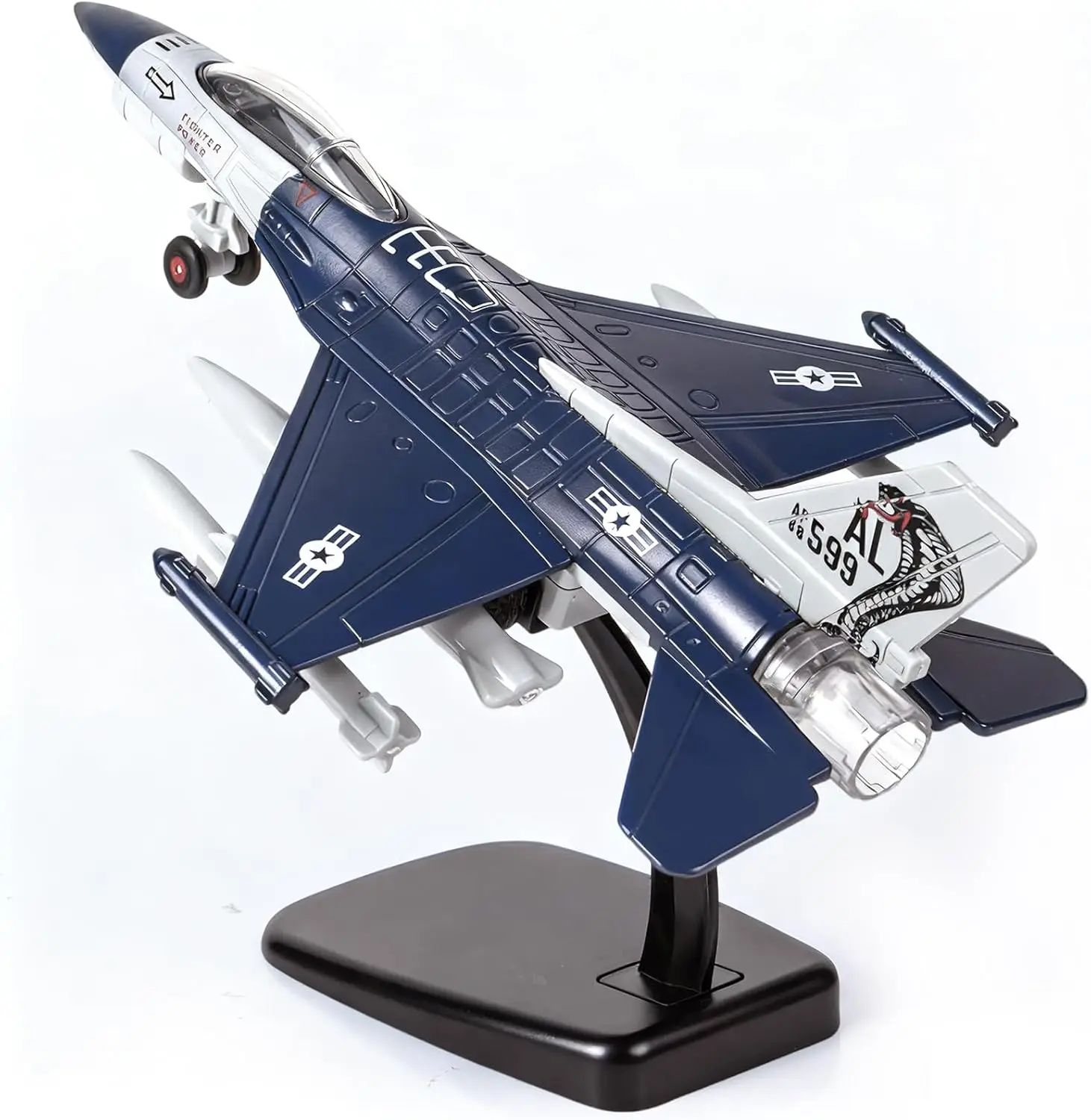 Металлическая игрушка-истребитель с функцией отката назад, светом и звуком, модель военного самолета для мальчиков 3-12 лет, с держателем в комплекте
Металлическая игрушка-истребитель с функцией отката назад, светом и звуком, модель военного самолета для мальчиков 3-12 лет, с держателем в комплекте