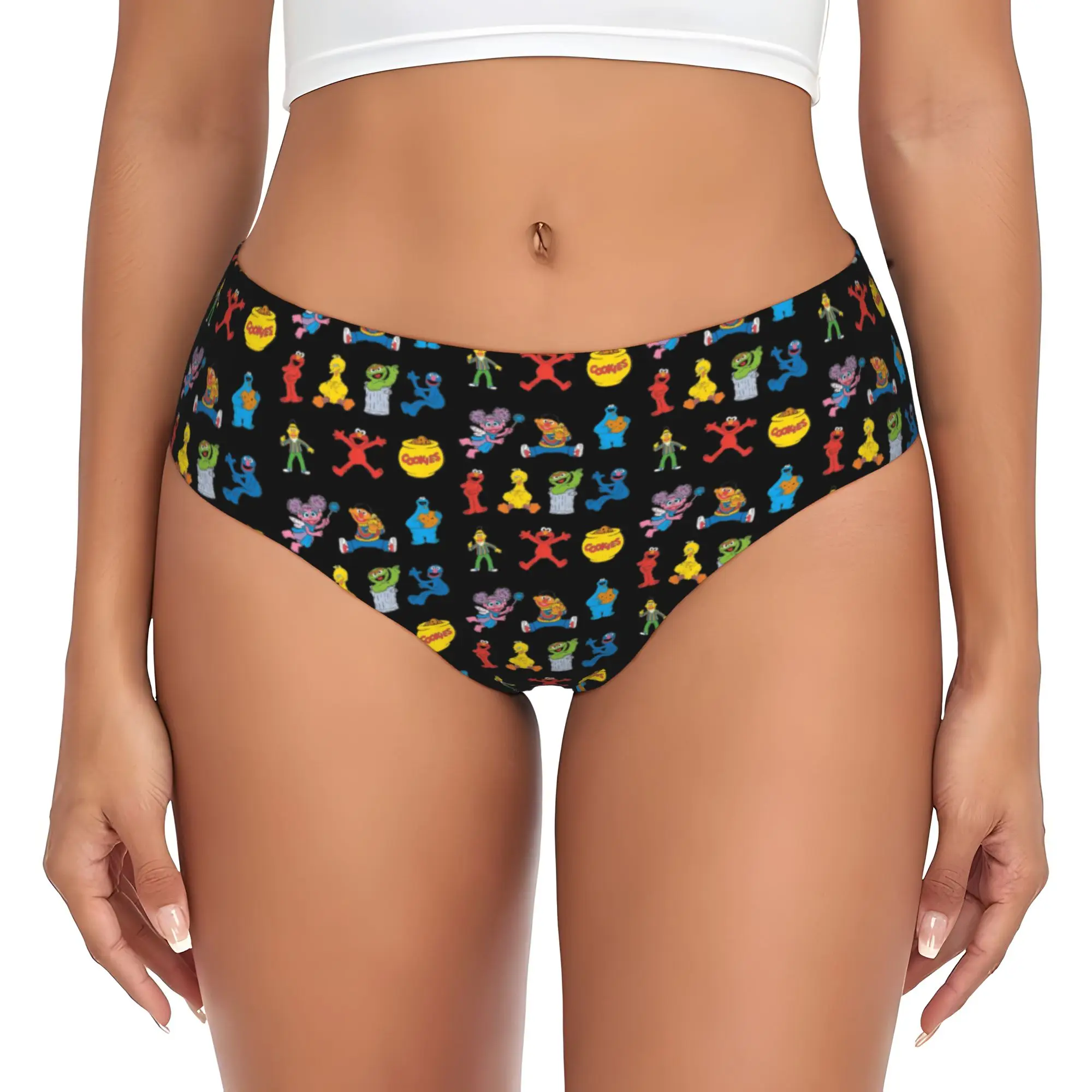 Custom Womens Cookie Monster Panties Stretch Cartoon Briefs Underwear
Custom Womens Cookie Monster Panties Stretch Cartoon Briefs Underwear