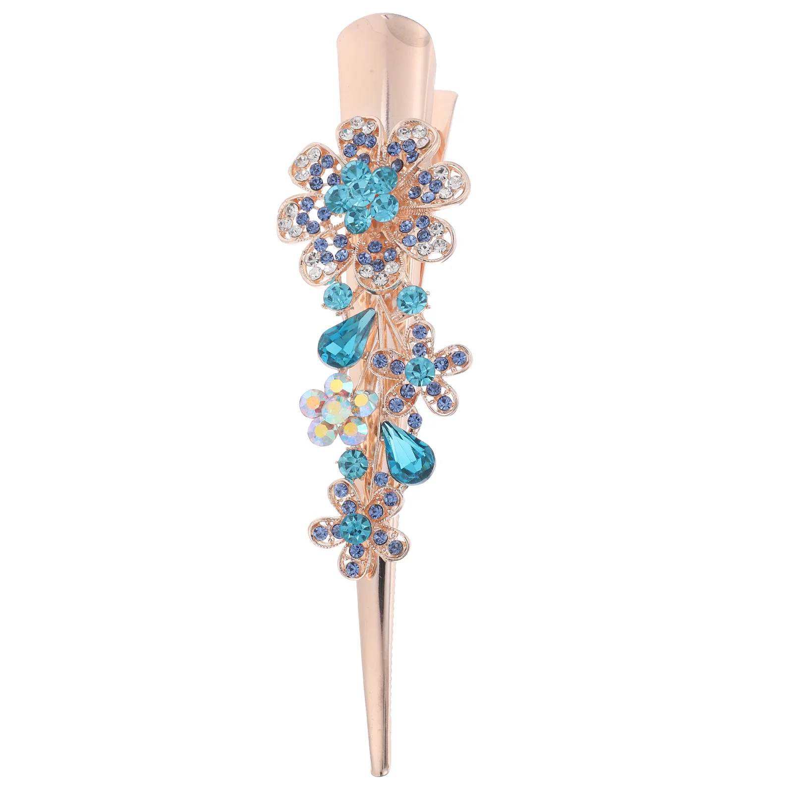 Floral Rhinestone Clip Decorative Metal Hair Clip For Women Cute Duckbilled Hair Accessories Banquet Party Use
Floral Rhinestone Clip Decorative Metal Hair Clip For Women Cute Duckbilled Hair Accessories Banquet Party Use