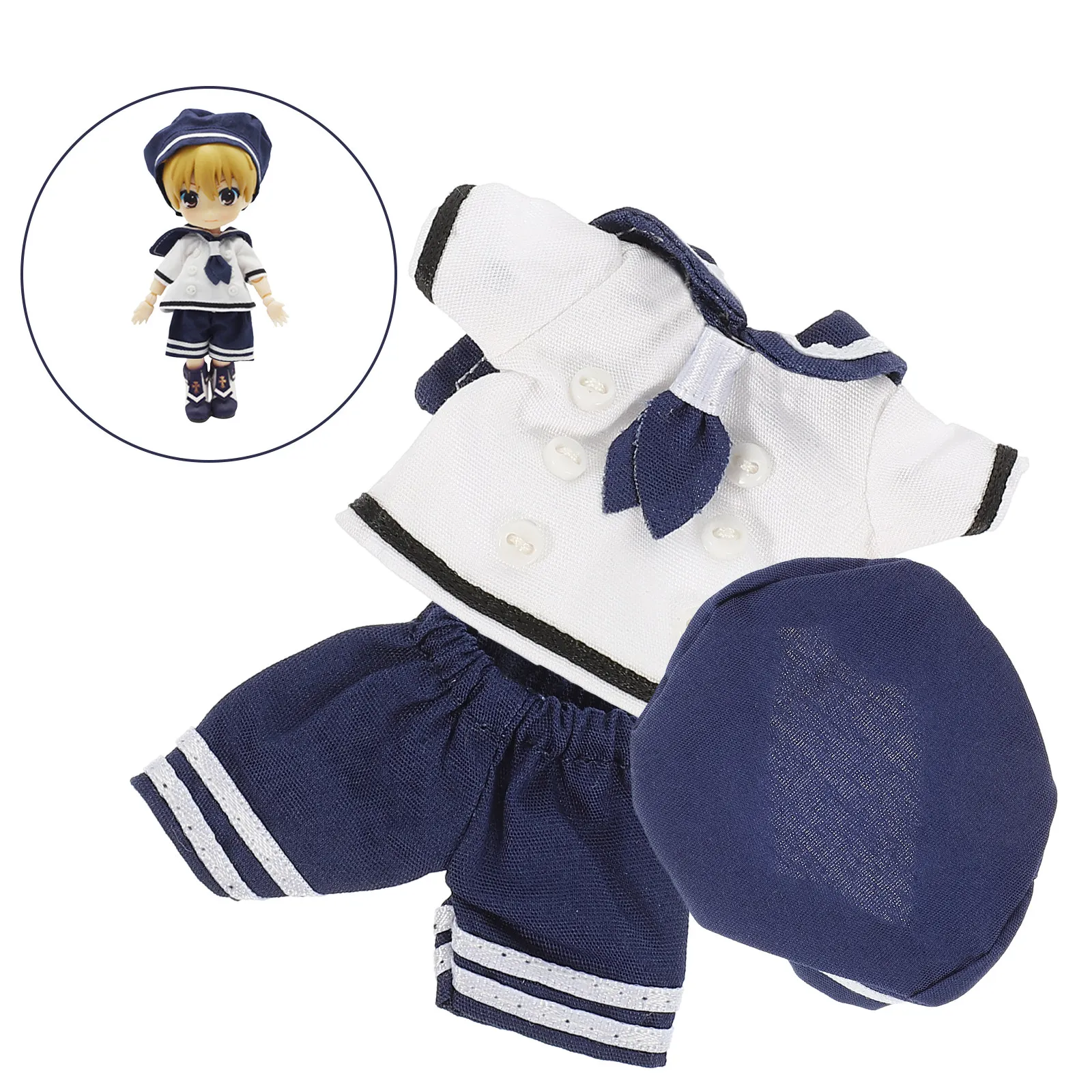 1Set Sailor Suit Bjd Clothes Costume Easy Wear Festival Outfit Gift for Girls Self-Reliance Development Clothes
1Set Sailor Suit Bjd Clothes Costume Easy Wear Festival Outfit Gift for Girls Self-Reliance Development Clothes