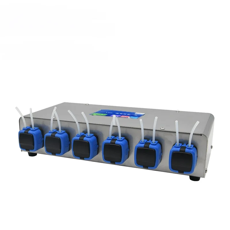 Kamoer multi-channel 6 pump head micro-flow peristaltic pump intelligent circulation small dosing pump
Kamoer multi-channel 6 pump head micro-flow peristaltic pump intelligent circulation small dosing pump