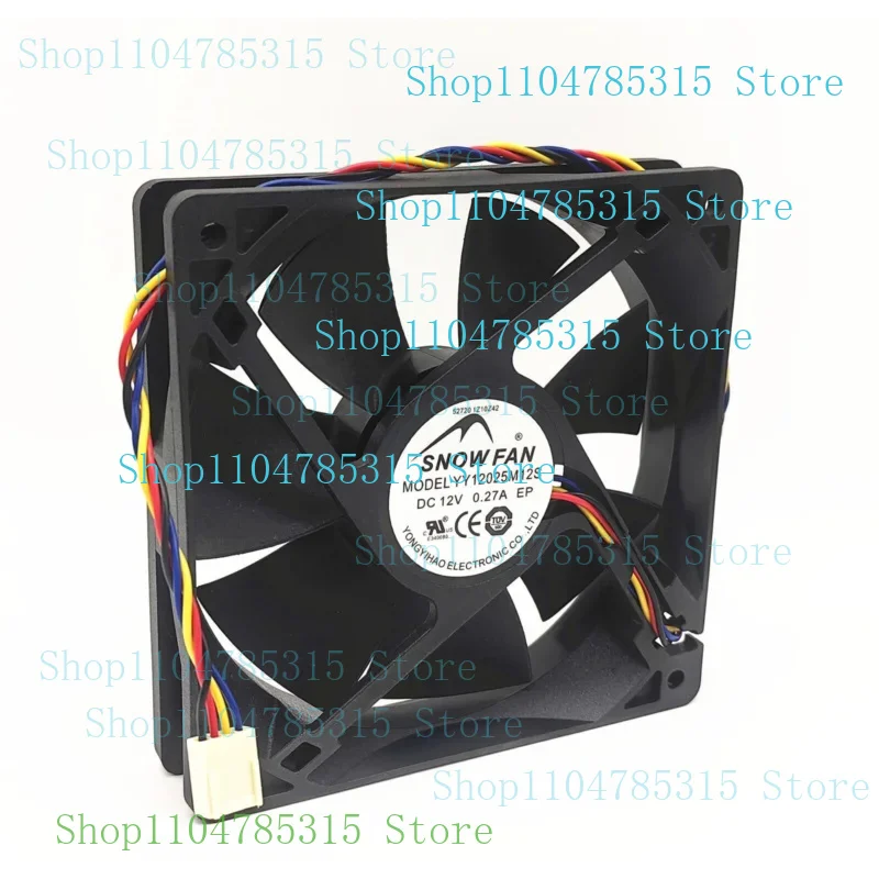 For SNOWFAN YY12025M12S 0.27A 12cm 12025 Computer Power Supply Chassis Cooling Fan
For SNOWFAN YY12025M12S 0.27A 12cm 12025 Computer Power Supply Chassis Cooling Fan