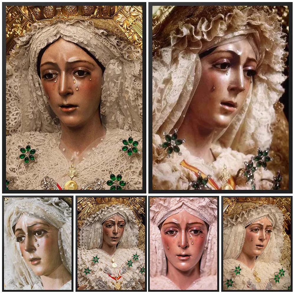 Virgin Mary Madonna Christianity Queen of Glory Grace Wall Pictures For Living Room Poster Wall Art Canvas Painting Unframed
Virgin Mary Madonna Christianity Queen of Glory Grace Wall Pictures For Living Room Poster Wall Art Canvas Painting Unframed