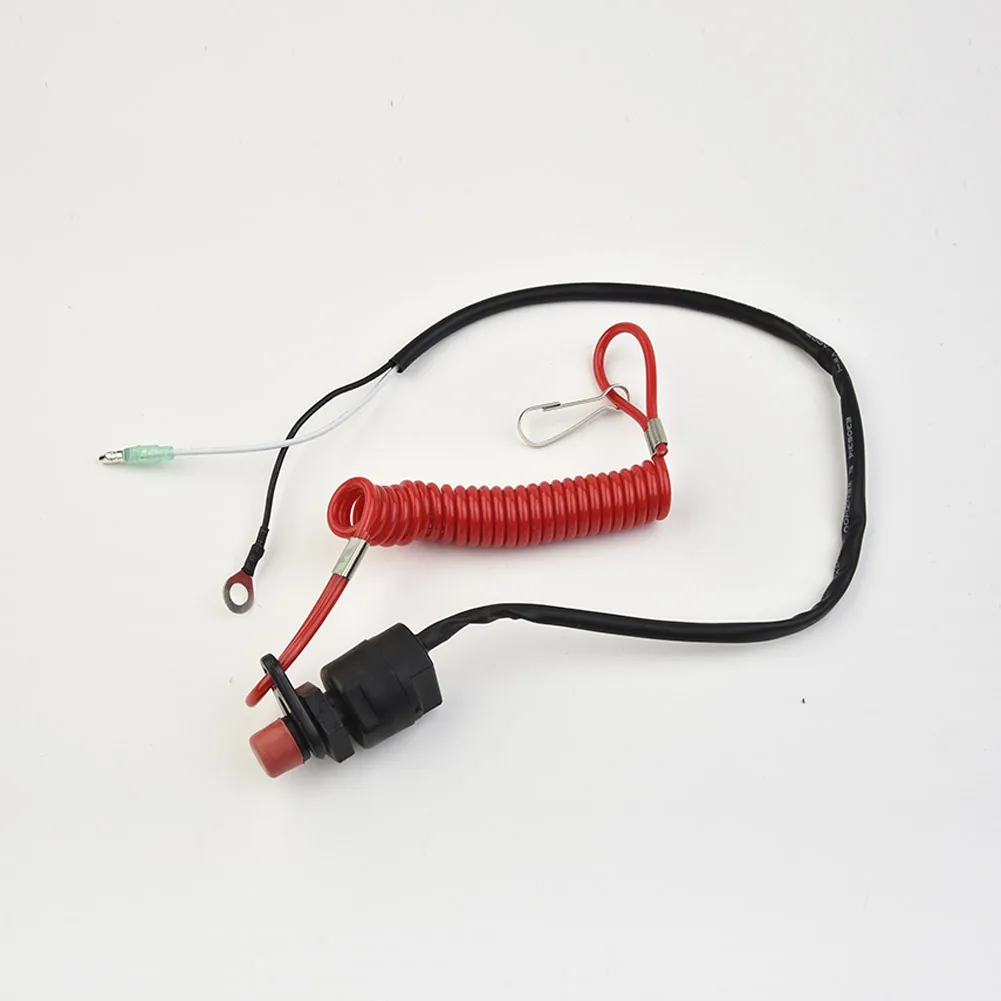Outboard Cut Off Boat Motor Kill Stop Switch W/Safety Tether Lanyard Black Wire Is Direct To Earth On The Outboard
Outboard Cut Off Boat Motor Kill Stop Switch W/Safety Tether Lanyard Black Wire Is Direct To Earth On The Outboard