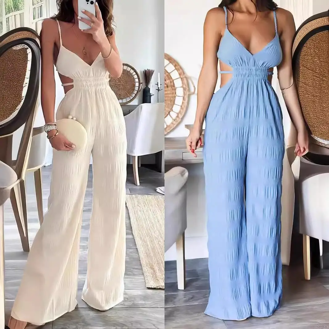 Source Single Backless Camisole Texture Sveless Thin High Waist Long Pants Women's Autumn Fashion High Quality Ladies' Suit
Source Single Backless Camisole Texture Sveless Thin High Waist Long Pants Women's Autumn Fashion High Quality Ladies' Suit