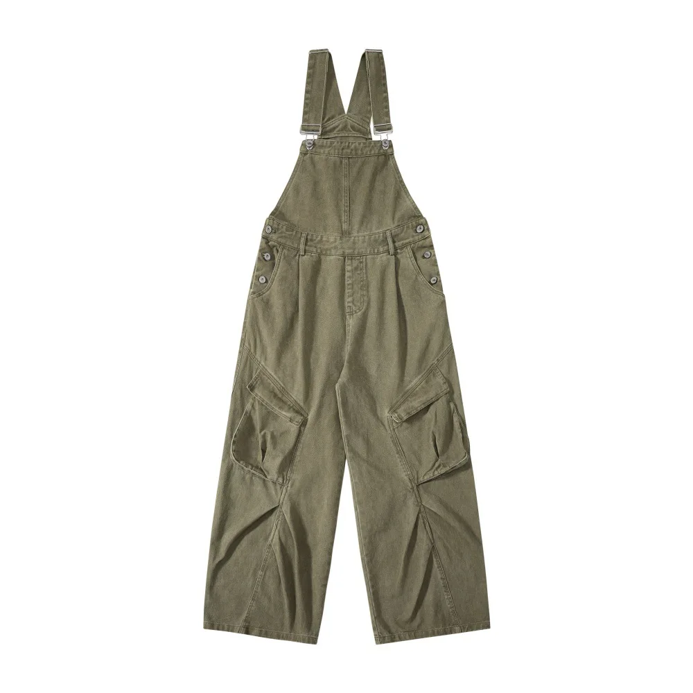 Punk Do Old Denim Tooling Overalls Men's Wasteland Wind Pleated Design Loose Wide Leg Straight Pants
Punk Do Old Denim Tooling Overalls Men's Wasteland Wind Pleated Design Loose Wide Leg Straight Pants