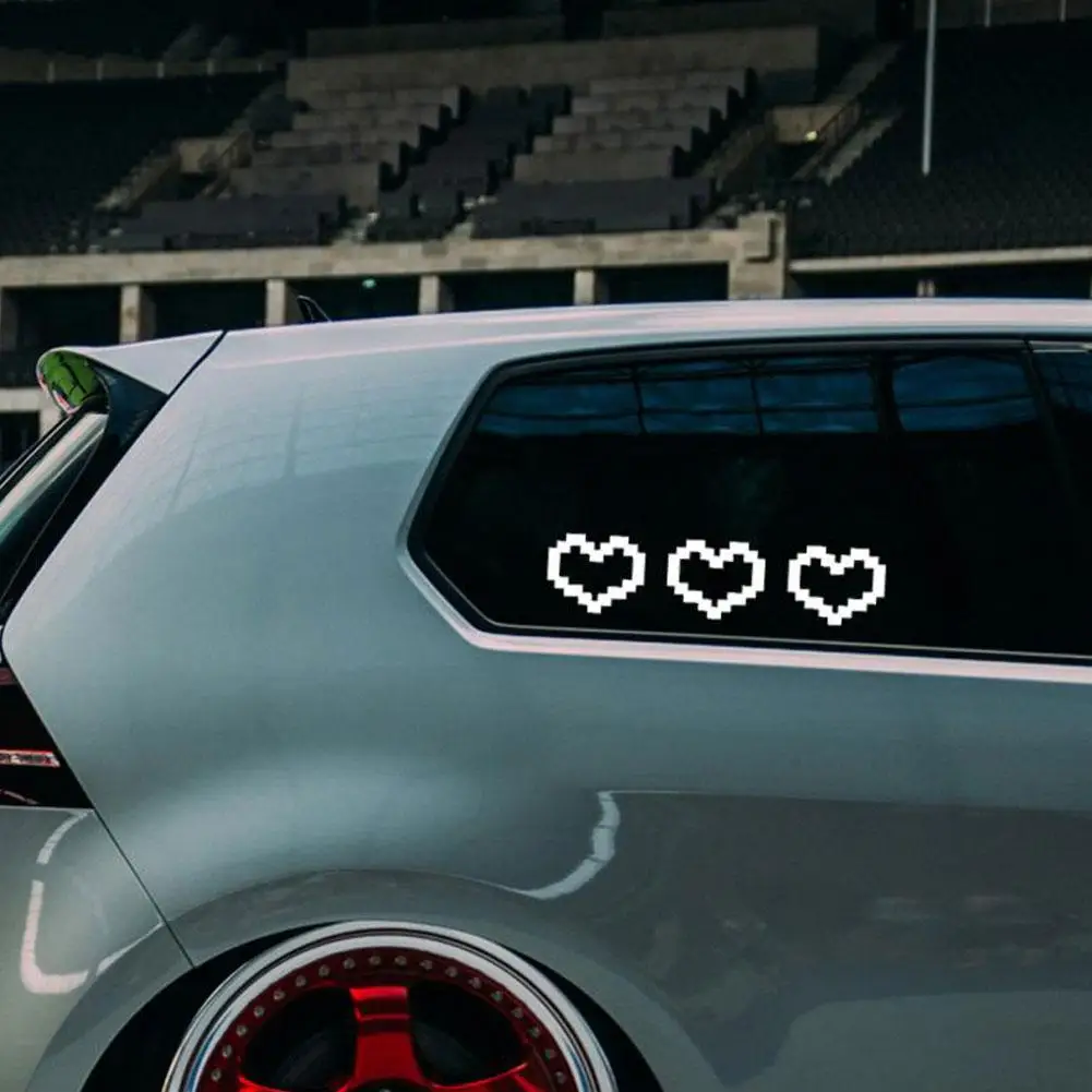 6 шт. мозаика в форме сердца пиксель в форме сердца украшение окна автомобиля, водонепроницаемые наклейки для украшения фар и задних фонарей 
6 шт. мозаика в форме сердца пиксель в форме сердца украшение окна автомобиля, водонепроницаемые наклейки для украшения фар и задних фонарей