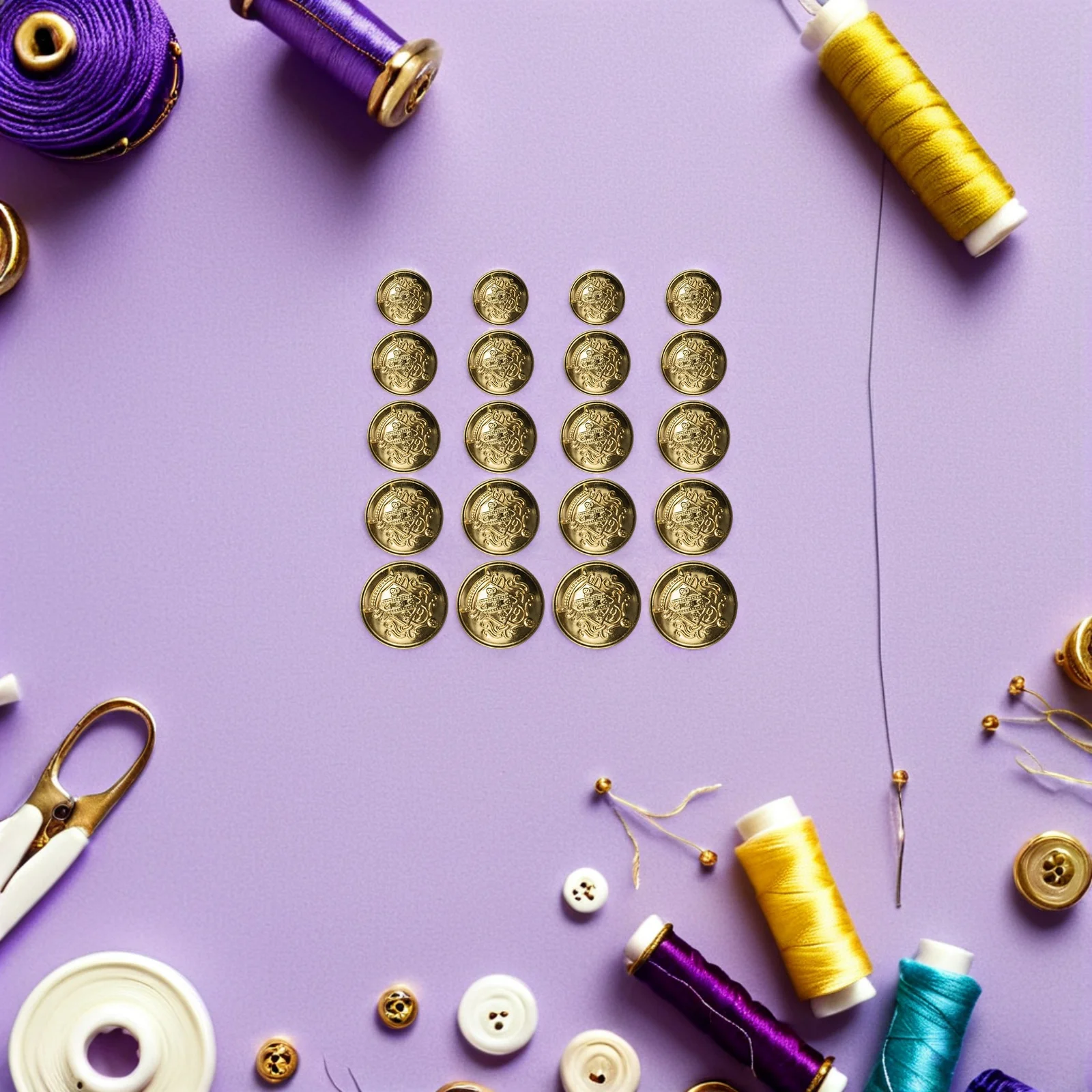 50Pcs Vintage Brass Buttons Retro Suit Buckles for T-Shirts Sweaters Suits DIY Decoration Sewing Buttons Clothes Snaps Sew-on
50Pcs Vintage Brass Buttons Retro Suit Buckles for T-Shirts Sweaters Suits DIY Decoration Sewing Buttons Clothes Snaps Sew-on