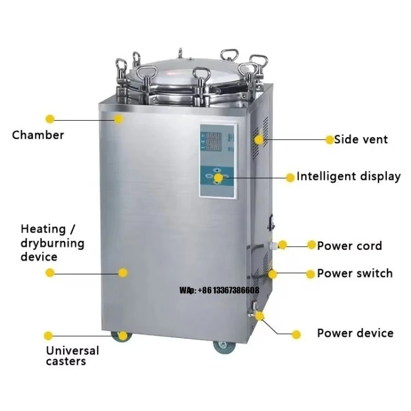 35l Commercial Vertical High Pressure Steam Food Sterilization Autoclave Sterilizer Sterilizing Machine
35l Commercial Vertical High Pressure Steam Food Sterilization Autoclave Sterilizer Sterilizing Machine