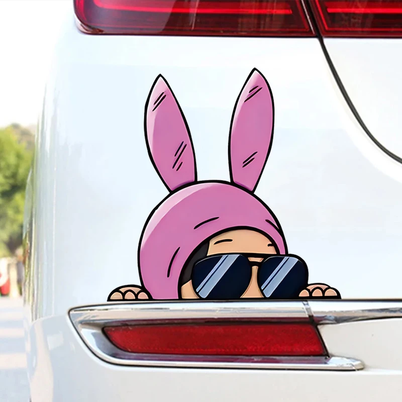 1 шт., автомобильная наклейка «кролик» с солнцезащитными очками
1 шт., автомобильная наклейка «кролик» с солнцезащитными очками