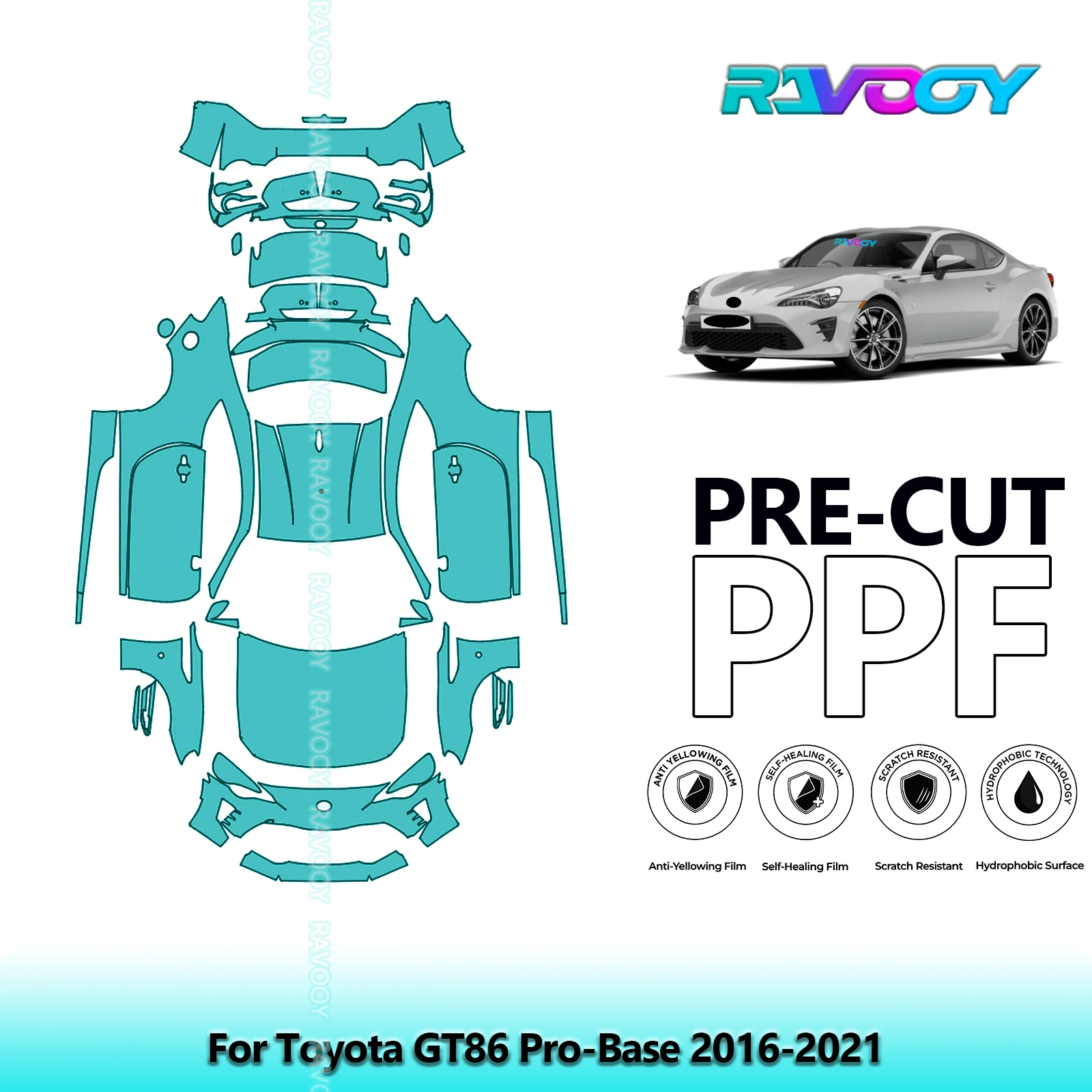 Car Precut PPF Paint Protection Film Full Vehicle For Toyota GT86 Pro-Base 2016-2021
Car Precut PPF Paint Protection Film Full Vehicle For Toyota GT86 Pro-Base 2016-2021