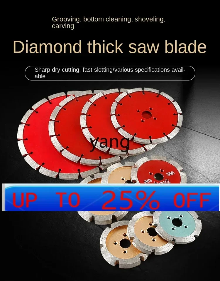CX Thickened diamond saw blade engraving shovel stone concrete cement slotting cutting tool
CX Thickened diamond saw blade engraving shovel stone concrete cement slotting cutting tool