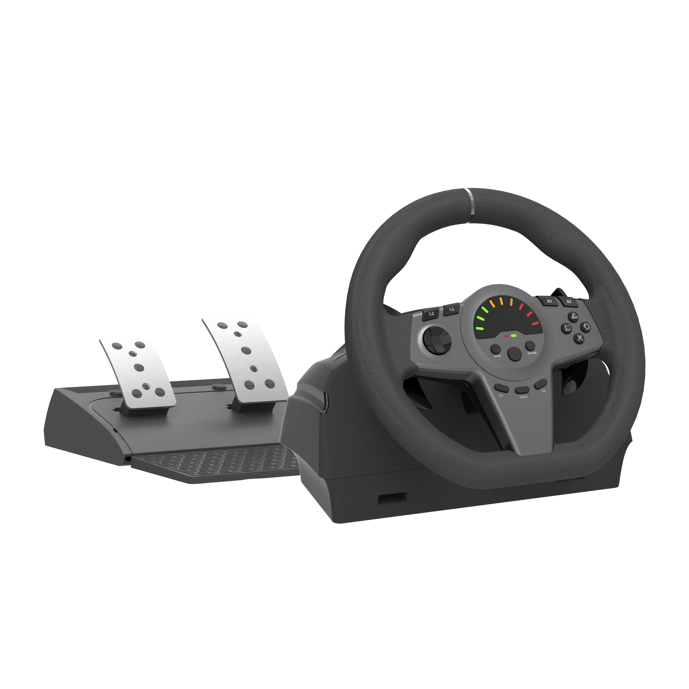 Steering Wheel For Racing Games For PC For Switch Game Racing Steering Wheel With Dual Pedals Three Pedals