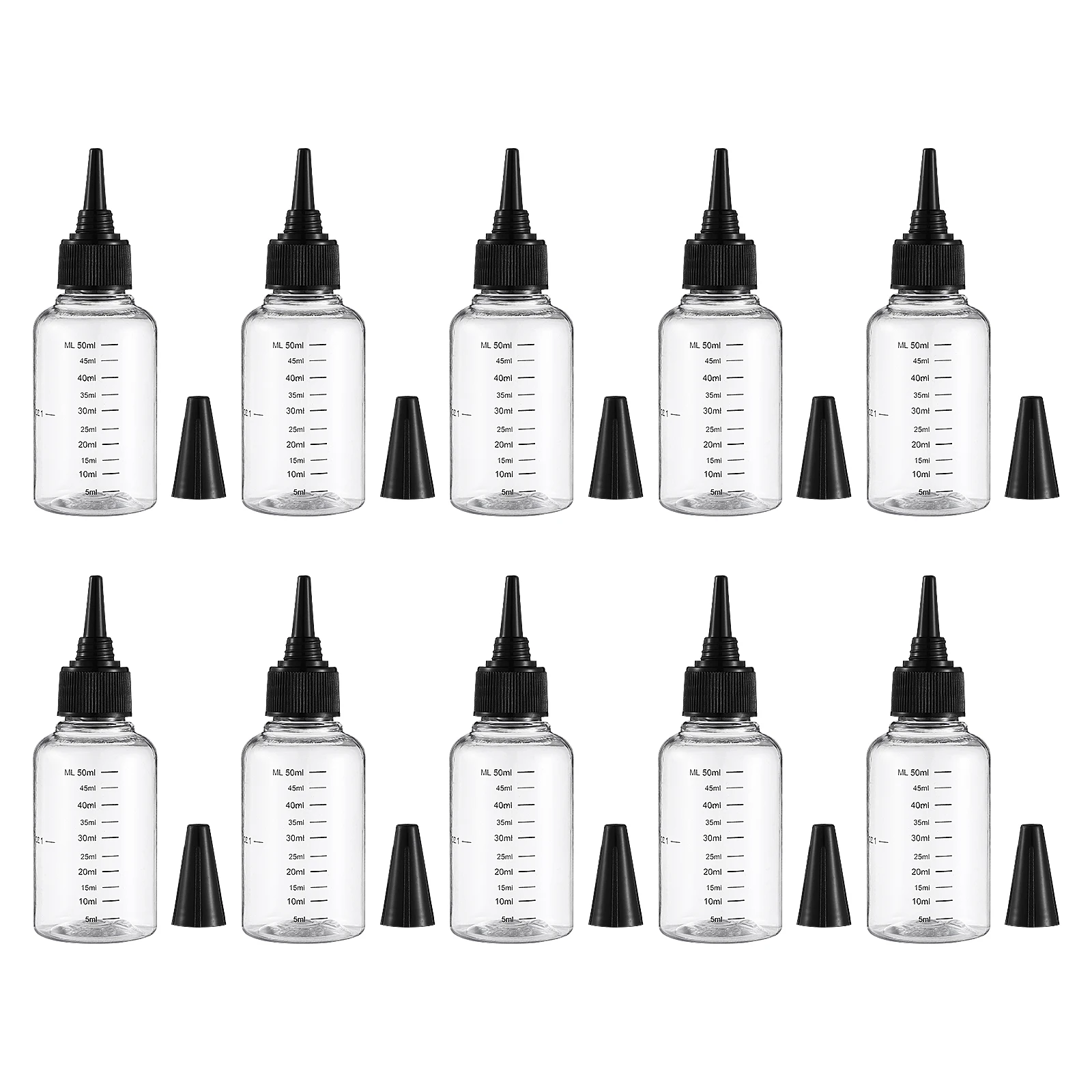 10pcs Transparent Squeeze Bottles Pointed Tip Applicator Refillable Dispensing Paint Storage Plastic Travel Laboratory
10pcs Transparent Squeeze Bottles Pointed Tip Applicator Refillable Dispensing Paint Storage Plastic Travel Laboratory