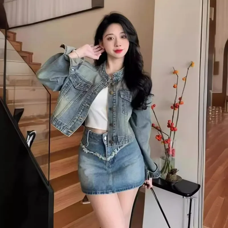 Retro Blue Little Cowboy Coat Women 2024 Spring and Autumn New Design Sense Fashion Slim Top Jacket Women Tide Women's Clothing
Retro Blue Little Cowboy Coat Women 2024 Spring and Autumn New Design Sense Fashion Slim Top Jacket Women Tide Women's Clothing