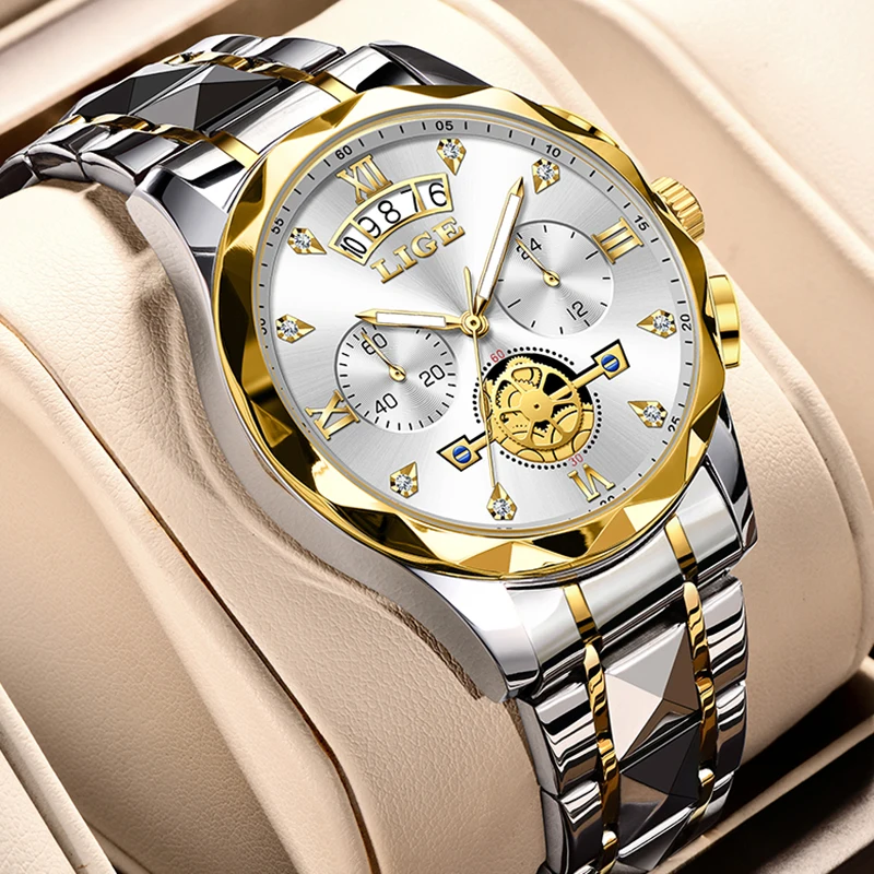 LIGE Casual Men Watch Fashion Top Brand Luxury Waterproof Big Dial Watch Men Military Sport Luminous Quartz Wristwatches for Men
LIGE Casual Men Watch Fashion Top Brand Luxury Waterproof Big Dial Watch Men Military Sport Luminous Quartz Wristwatches for Men