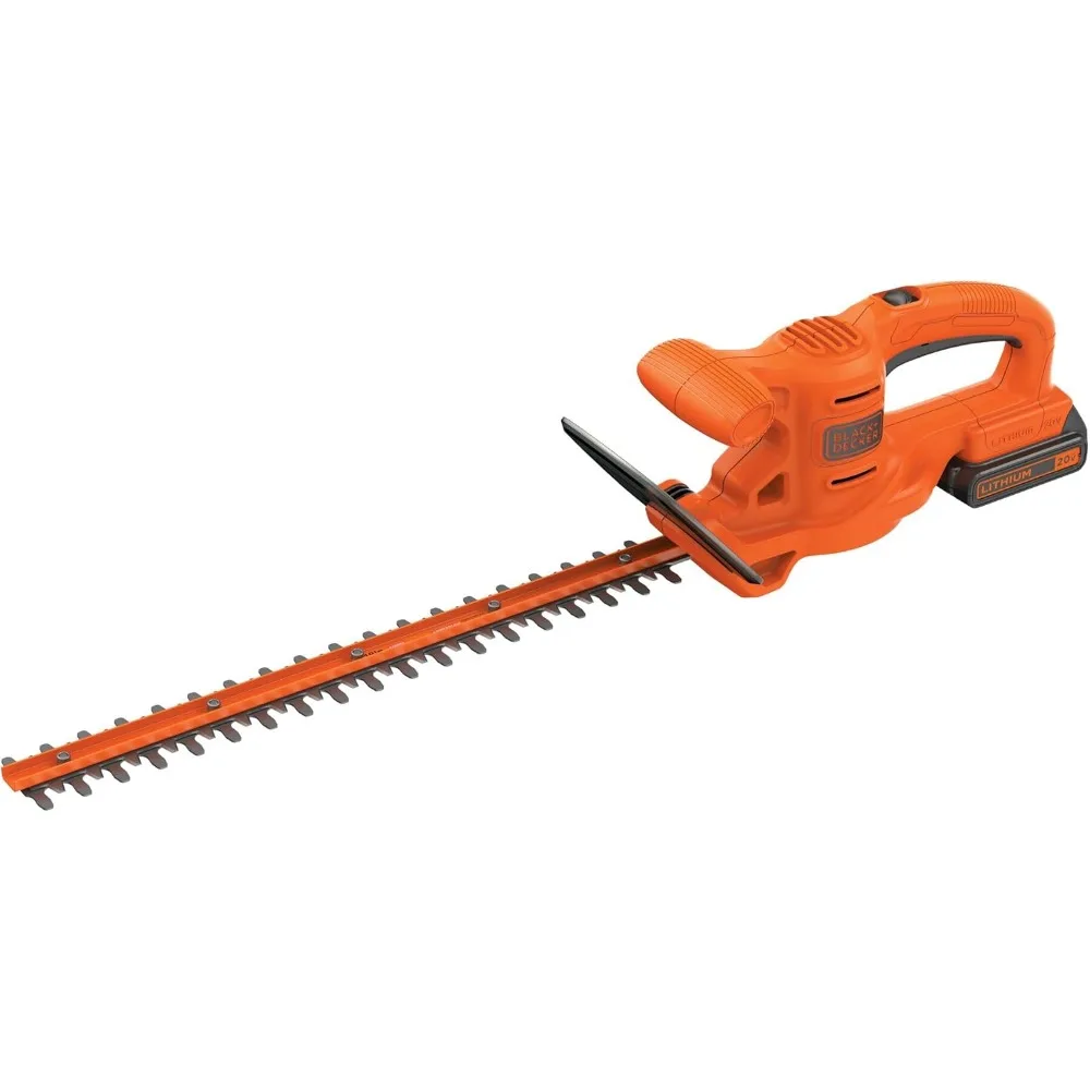 BLACK+DECKER 20V MAX Hedge Trimmer, Cordless, 18 inch Blade, Reduced Vibration, Battery and Charger Included (LHT218C1)
BLACK+DECKER 20V MAX Hedge Trimmer, Cordless, 18 inch Blade, Reduced Vibration, Battery and Charger Included (LHT218C1)