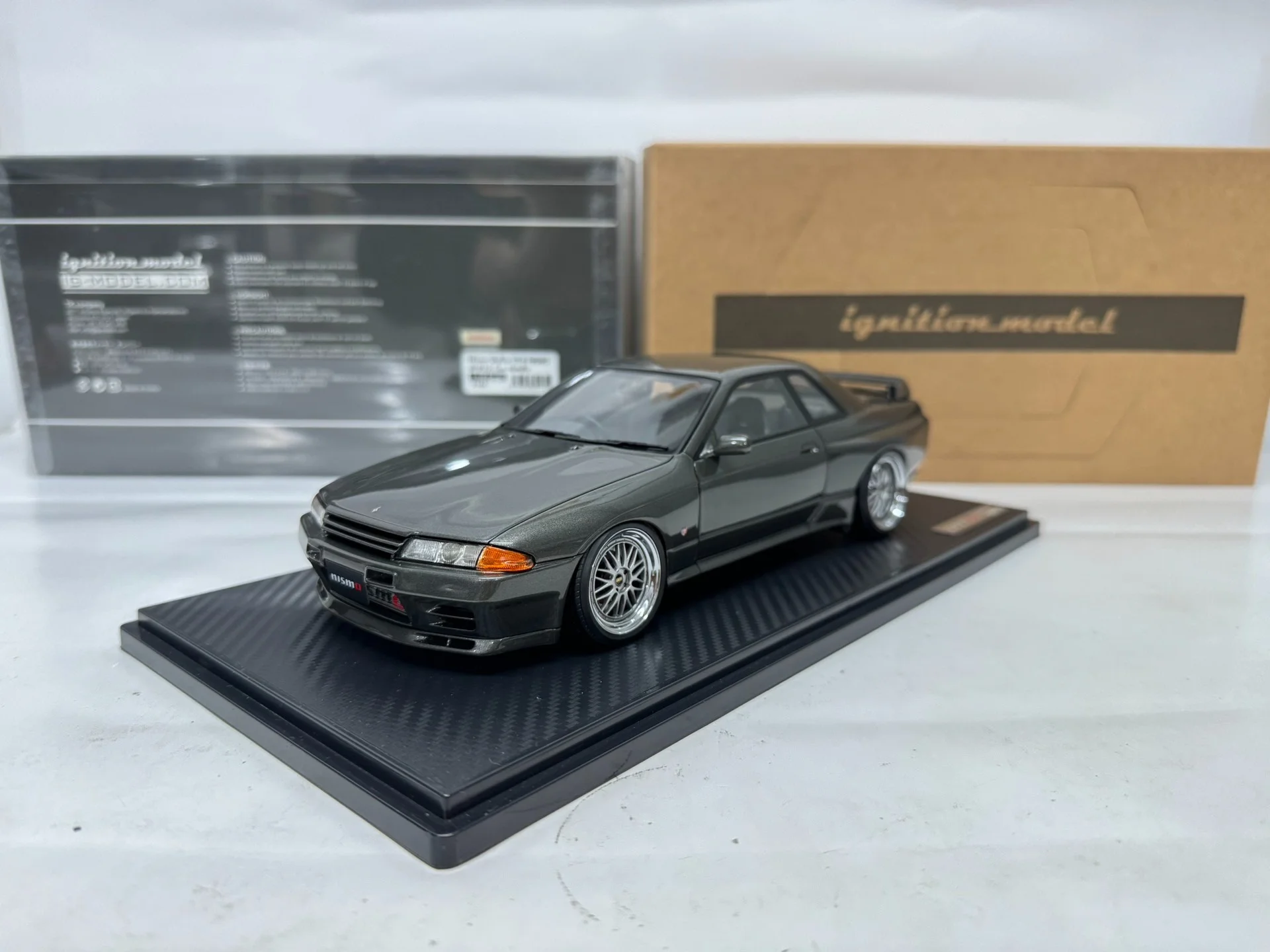 IG 1:18 Skyline GTR R32 BNR32 Gray JDM Simulation Limited Edition Resin Metal Static Car Model Toy Gift
IG 1:18 Skyline GTR R32 BNR32 Gray JDM Simulation Limited Edition Resin Metal Static Car Model Toy Gift